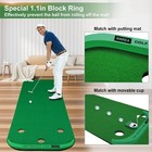 Golf Putting Mat  Golf Putting Green For Indoor outdoor  Golf Practice Mat Wi   
