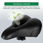 Bicycle Saddle Seat Comfort Wide Bike Seat Cushion Soft Padded Mountain Cruiser