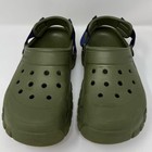 Crocs Unisex Offroad Sport Clogs Size Men s 7  Woman s 9 Army Green navy