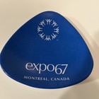 2 Vtg Expo 67 Tray Plate Souvenir Tourist 1967 Ornamin Montreal Canada Ornamold