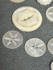 Fabulous Fancy Lot Vtg   Mop Buttons Mixed Etched  Carved
