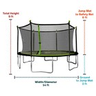 Sportspower Bounce Pro 14 Ft Trampoline For Outdoor Use With Uv-resistant Safety