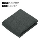 Dark Gray Speaker Grill Cloth 20 x58  Stereo Box Fabric Dustproof Mesh