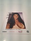 Alison Waite Signed Playboy Racing Promo Photo Autographed Miss May 2006