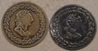 Lower Canada Half Penny Tiffon Tokens 1812 Lc-48-b1   Lc 48-c3 Read As Pictured