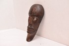 Antique Dayak Carved Wood Mask Borneo Headhunter Oceanic Art 10 