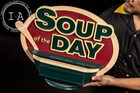 Soup Of The Day Molded Composite Dimensional Caf   Sign