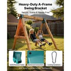 Uimoso Heavy-duty A-frame Swing Set Brackets With 4 Hangers  Green