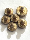 Antique Apothecary Brass Scale Weights     Dram   Scruple Set     2dr 1dr 2s Ap