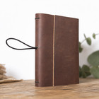 Handmade Leather Journal With 3 Notebook  Refillable A6 a5 Full Grain Leather