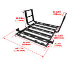 Roof Rack Cargo Luggage Carrier W  Ladders For Jeep Wrangler Jk 2018-2025