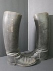 Vintage Antique Leather Tall Riding Boots Cavalry Military Dress English Men s 9