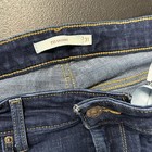 Levi s Women s 711 Skinny Jeans Dark Wash Blue Denim 5-pocket Button