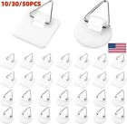 10-50x Adhesive Plate Hangers For The Wall Disc Hanger Invisible Picture Holder