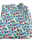 10 Yards Vintage Small Red Blue Yellow Flowers Quilting Cotton Floral Fabric