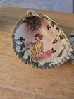 3 Decoupage Fairies Real Clamshell Trinket Dishes Decor  read 