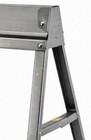 Pro Source Folding Steel Sawhorse  Sturdy Space Saving Design  29  H X 31  L