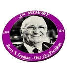 Vintage Harry S Truman Pinback Buttons Lot In Memory Centennial Usa