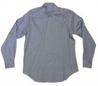 Vintage 70s Ascot Chang Custom Made Mens L Blue Oxford Button Down Dress Shirt