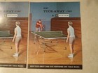 Vintage Nissen Table Tennis Catalogs Ping Pong 1960s Tuck-away