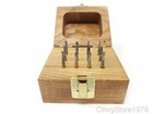 Carbide Burr Set 2 Single Cut Cutting Tool Die Grinder Bit 1 8 Made In The Usa