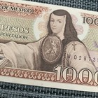 Mexican 1000 Pesos Banknote 1980 s Banco De Mexico Paper Money Currency
