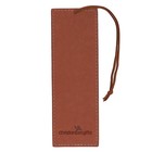 Brown Faux Leather Scripture Bookmark W ribbon  Hope In The Lord - Isaiah 40 31
