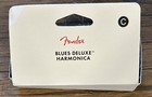 New - Genuine Fender Blues Deluxe Harmonica  Key Of C With Beginner Manual