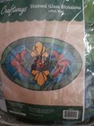 Craftways Stained Glass Blossoms Latch Hook Rug Kit New