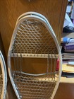 New Vintage 46  Tall White Metal Us Military Snow Shoes Snowshoes W Bindings    86