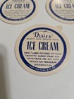 3 Dixie Ice Cream Cup Lids  Clark Gable  Tom Mix  Humphrey Bogart