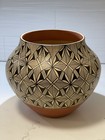 Native American Jemez Polychrome Pottery Vase Dorela Tosa New Mexico 8    Tall