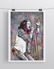 Steven Tyler 8x10in Poster  Aerosmith Artwork  Steven Tyler Art Free Shipping