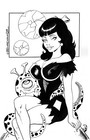 Monsters Illustrated Hillbilly Martian Sexy Good Girl Original Com Art 2 Burcham