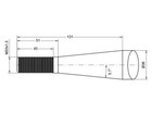 Bale Spear 23 5  Conus 1 M20 X 1 50 Tine     36mm Fits Kverneland   More