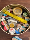 Vintage 70s Lot Sewing Kit Needle Threads Jeffy s Murphy s Excell Clark s