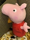 Ty Beanie Baby Peppa Pig Holding Teddy Bear 6  Tall Plush Stuffed Toy