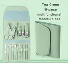 16pcs Multifunctional Nail Clipper Kit Manicure Pedicure Tools For Home Travel