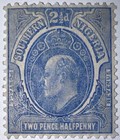 Travelstamps  Southern Nigeria Stamps Scott  35 - 2 Pence Halfpenny 2 1 2d Mogh