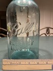 1923-1933 Blue Ball Mason Jar   2 Qt  Perfect Mason 9    Tall Antique Vintage