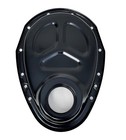 Sb Chevy Timing Chain Cover V8 Sbc 283 327 350 383 400 V8 With Roller Cam Black