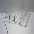 Nail Polish Organizer Holder Rack Shelf 4 Tier Clear Hold Holds 40 Bottles Paint