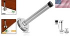 Durable 5 Inch Stainless Steel Door Stopper With Rubber Tip For Noise Reduction