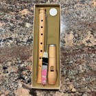 Vintage 1954 Moeck Tuju Alto Recorder Maple Wood W brush And Music Sheet Germany