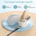 1 Pair Of Digital Hearing Aid Severe Loss Rechargeable Invisible Bte Ear Aids Us