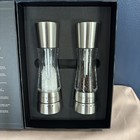 New Cole And Mason Derwent Stainless Steel Salt   Pepper Grinder Set