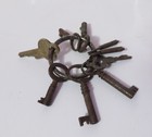 Lot Of Vintage And Antique Deask Cabinet Or Boxes Keys