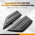 Replacement Front Bumper End Caps Compatible With 2021 2022 2023 Ford F-150   Bu