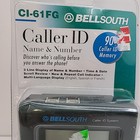 Bellsouth Caller Id 90 Memory Multi Language New In Package Ci-61fg Black Unit 