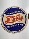Pepsi Cola Double Dot Original Soda Pop Coasters 2 Different 4 Inch Handsome